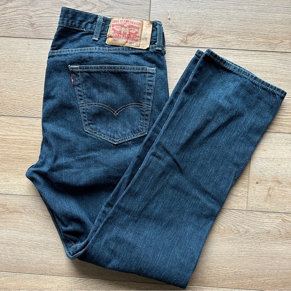 Levi’s 501 38x32 Jeans Dark Wash - Picture 3 of 9